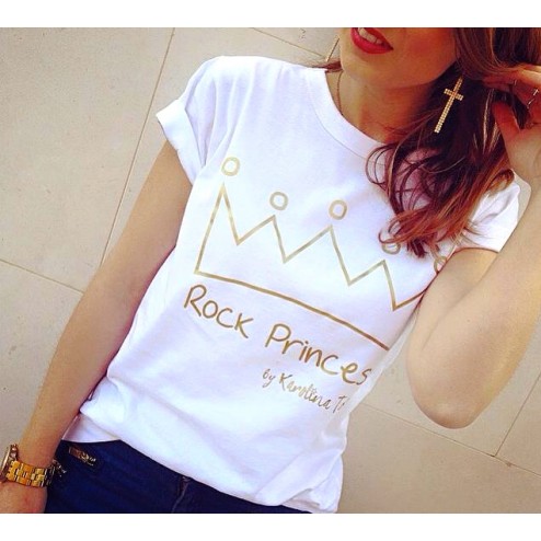 Camiseta Rock Princess moda online lowcost mujer