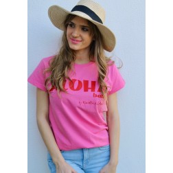 Camiseta Aloha Rosa de Karolina Toledo