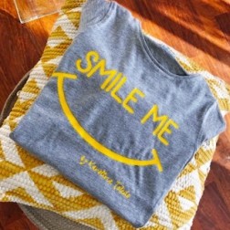 Camiseta Smile Me Gris para Peques